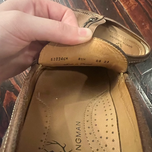 Martin Dingman Brown Leather Loafers - Picture 4 of 4